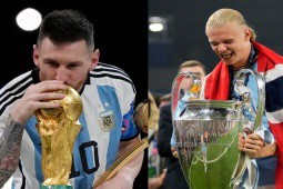 HLV tuyển Na Uy không tin Haaland vượt Messi giành Quả bóng Vàng