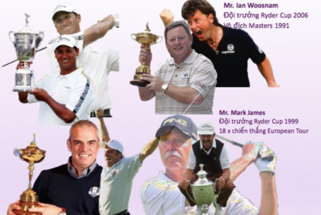 60 "huyền thoại" thế giới thi đấu sự kiện Golf chuyên nghiệp tại Việt Nam