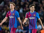 Bóng đá - Barcelona phải cắt giảm 115 triệu bảng: Các ông lớn chờ &quot;xâu xé&quot; De Jong - Gavi