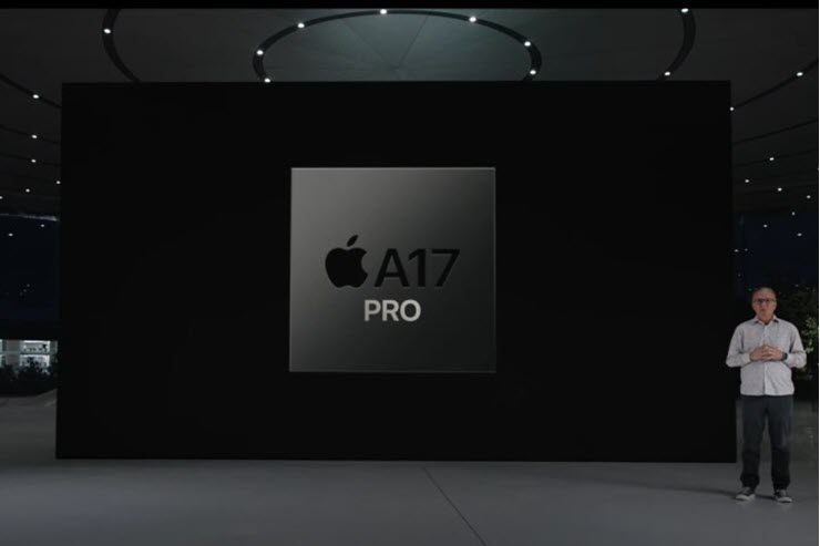 Introducing Apple's A17 Pro chip.