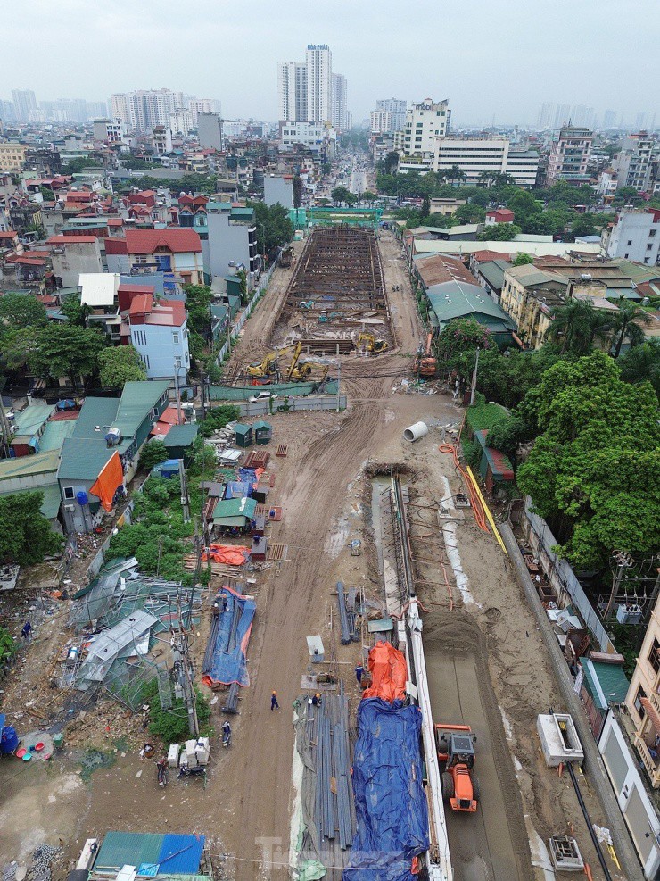Mục sở thị hầm chui gần 800 tỷ ở Hà Nội đang tăng tốc thi công - 1