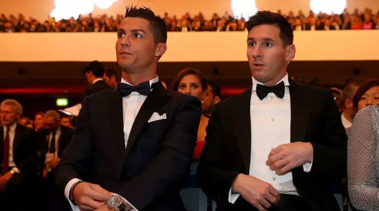 Ronaldo và Messi đã cạnh tranh nhau trong hơn 1 thập kỷ. ẢNH: GETTY