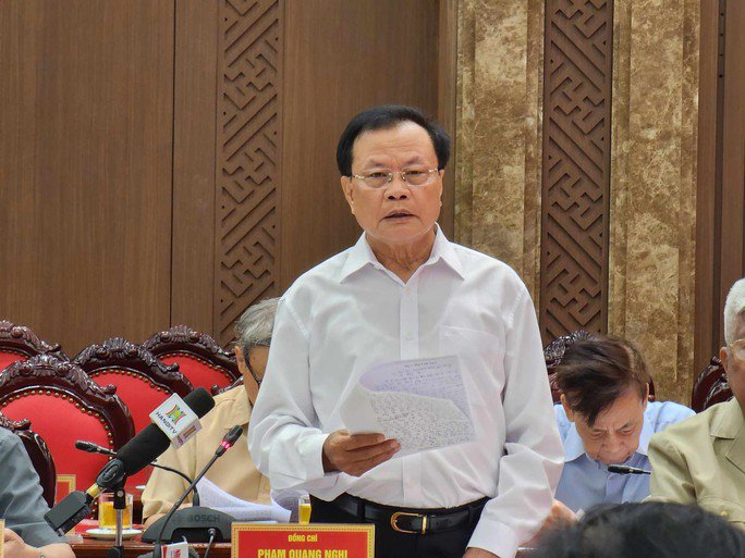 Nguyên Bí thư Thành ủy Hà Nội Phạm Quang Nghị.
