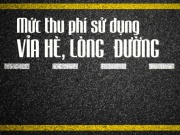 Tin tức trong ngày - Infographic - Ai được phép sử dụng tạm thời vỉa hè, lòng đường có thu phí?