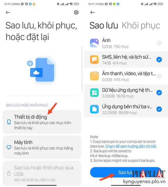 Cách khôi phục tin nhắn đã xóa trên Android - 3