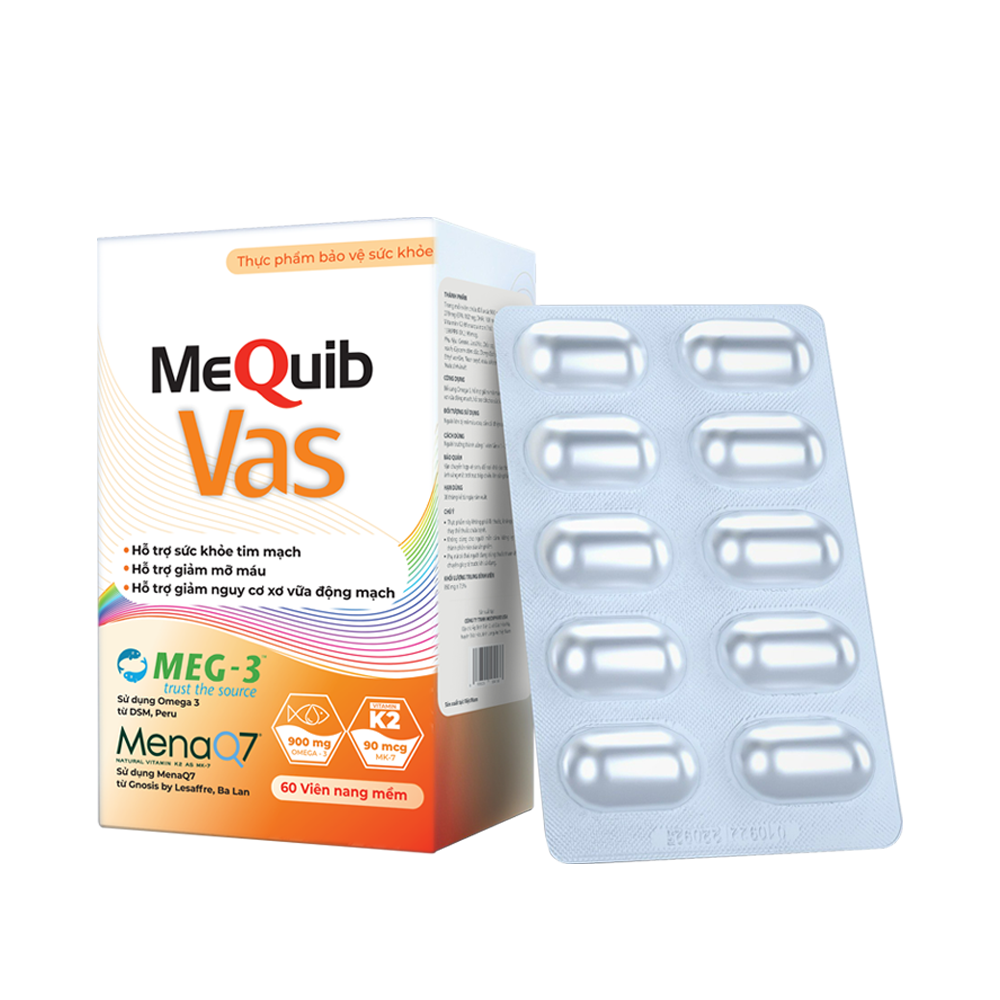 Sản phẩm MeQuib VAS đột phá hỗ trợ giảm nguy cơ xơ vữa động mạch - 4