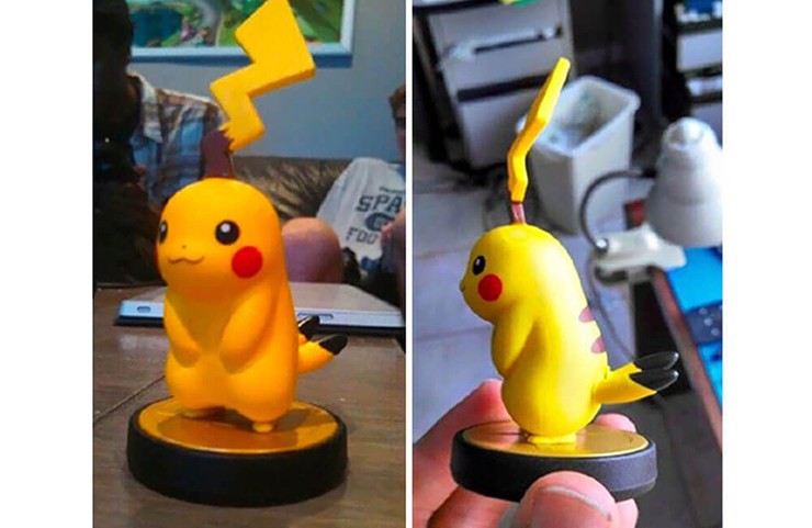 Chúng được hoán đổi hoàn toàn, mang lại cho Pikachu diện mạo của một Pokemon hoàn toàn mới.
