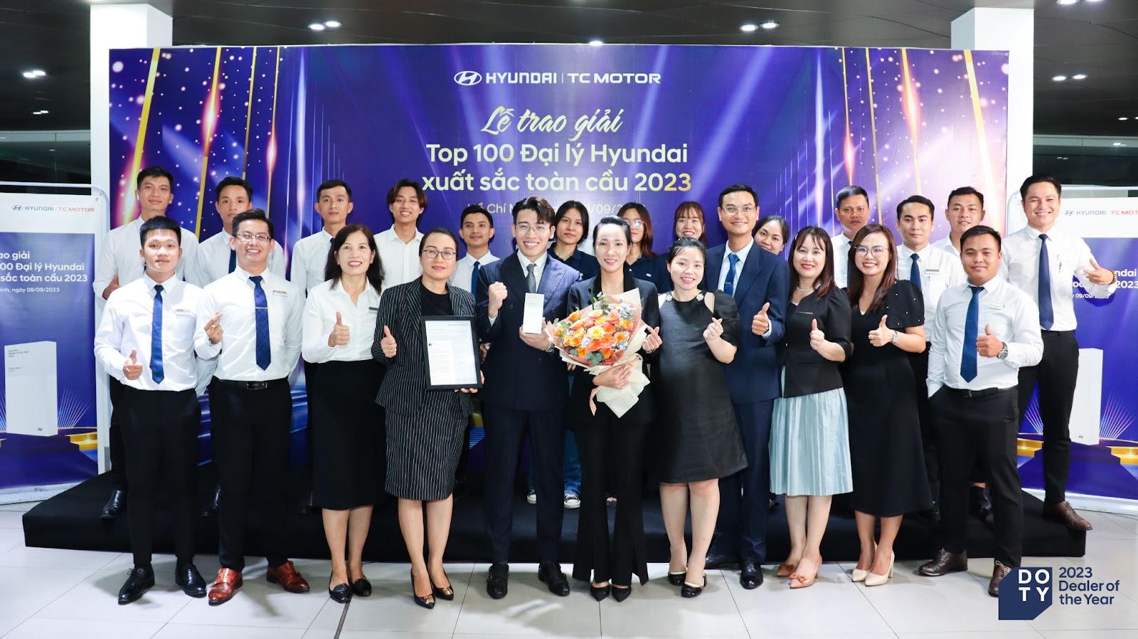 Hyundai Ngọc An đạt giải “Top 100 Đại lý Hyundai xuất sắc toàn cầu 2023” do Hyundai Motor Company trao tặng - 4