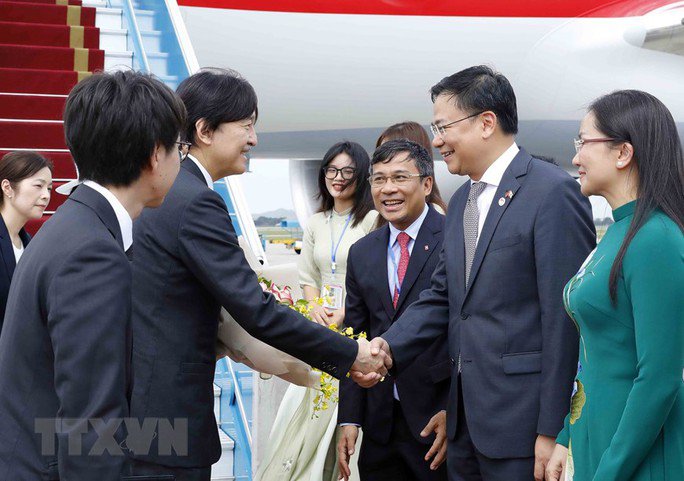 Hoàng Thái tử Nhật Bản và Công nương đến Hà Nội, bắt đầu thăm chính thức Việt Nam - 5