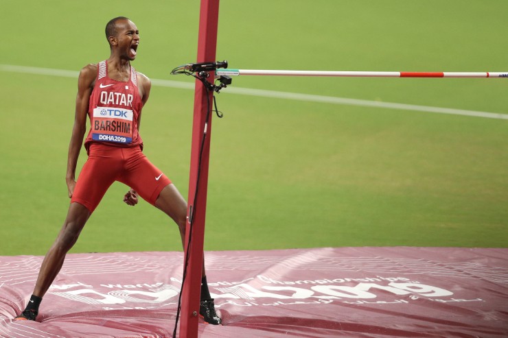 Mutaz Essa Barshim (VĐV Qatar - môn nhảy cao). Nhà vô địch nhảy cao Olympic, thế giới cũng như ASIAD, Barshim rõ ràng là ứng cử viên cho tấm HCV nhảy cao nam tại Trung Quốc.