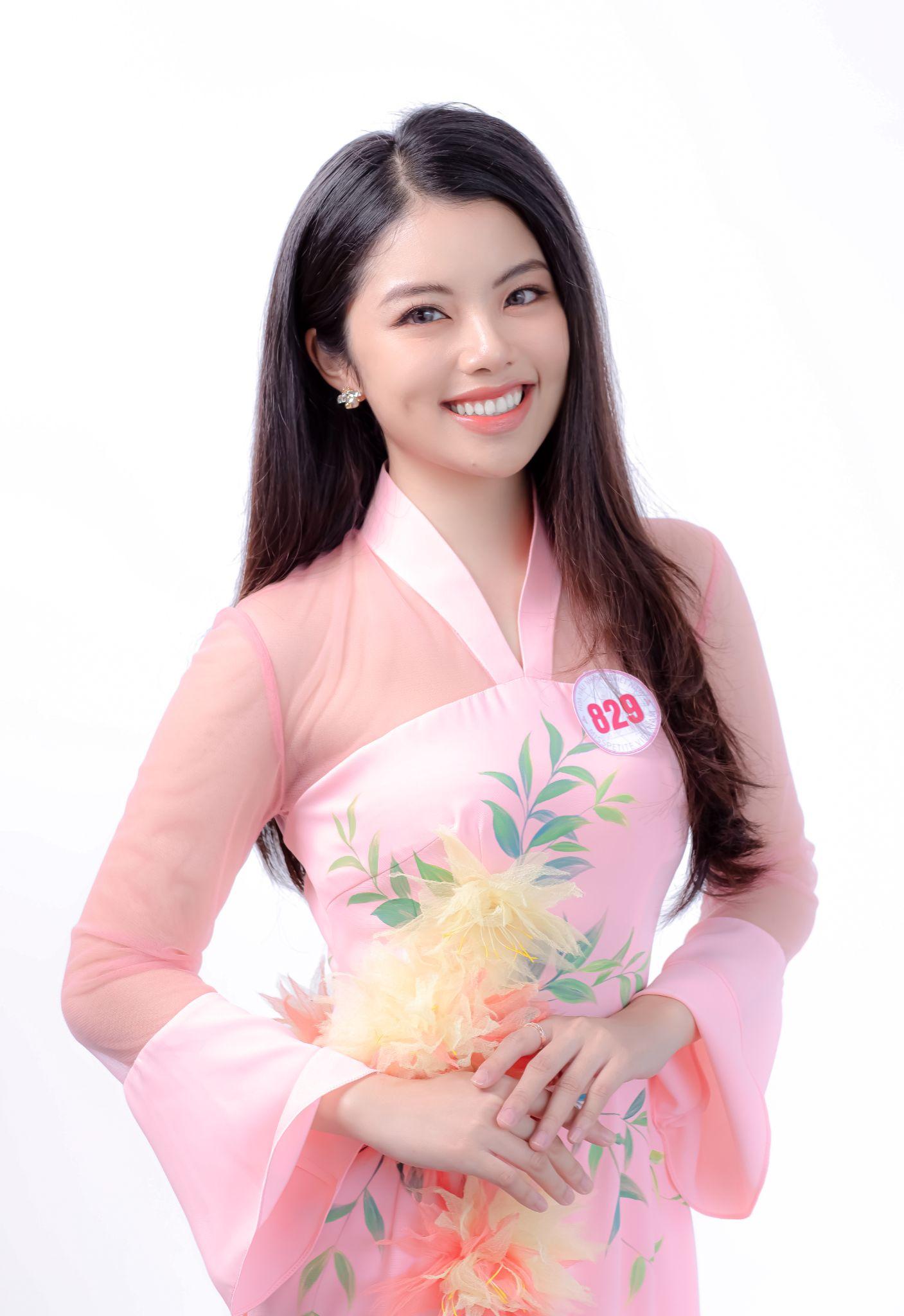 Nữ thạc sĩ tài sắc nhận danh hiệu người đẹp áo dài cuộc thi Hoa Hậu Nhân Ái Việt Nam 2023 - 5