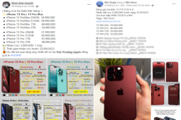 ”Đặt gạch” sớm iPhone 15 trên Facebook: Coi chừng lừa đảo!