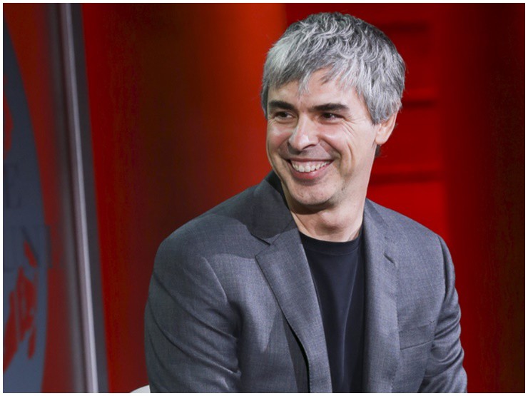 Ông Larry Page có chiếc cằm dày dặn.