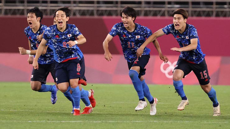 U23 Nhật Bản đang thể hiện sức mạnh vượt trội
