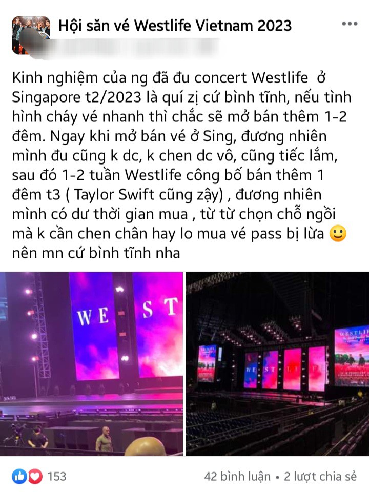 Vé chợ đen xem Westlife tại TP.HCM cao &#34;cắt cổ&#34;, tái diễn tình trạng lừa đảo giống concert BlackPink - 7