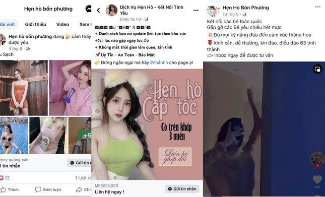 Bẫy tình rình rập từ những quảng cáo hội nhóm hẹn hò, mại dâm trá hình trên mạng xã hội - 5