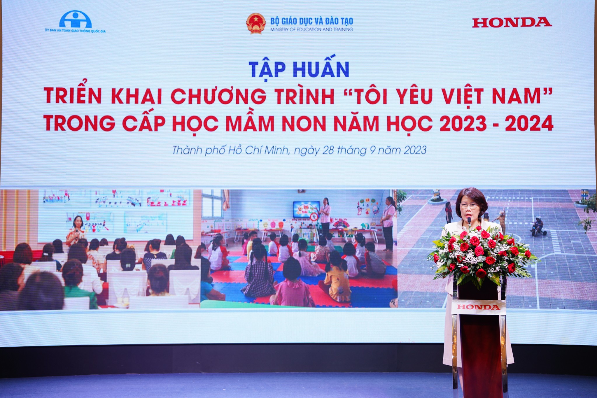 Honda Việt Nam tập huấn hướng dẫn giáo dục ATGT cho giáo viên mầm non 20 tỉnh, thành - 1