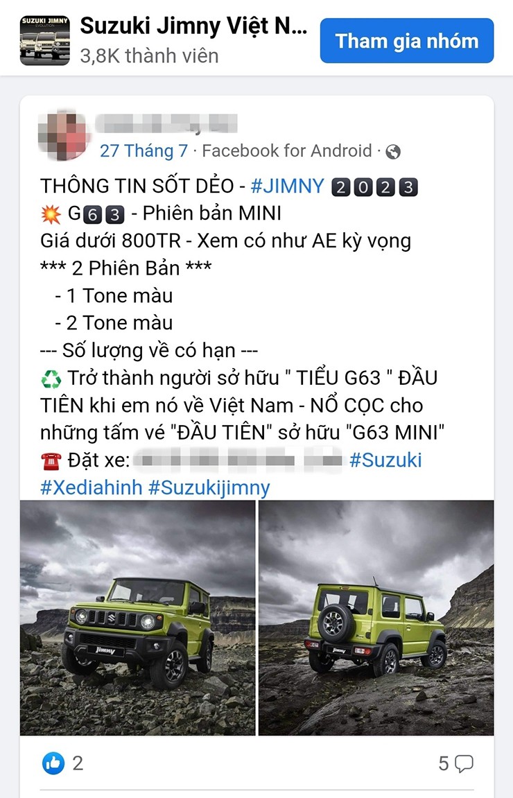 Suzuki tăng giá dòng xe Jimny dù chưa ra mắt - 3