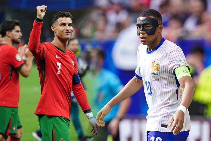 Ronaldo và Mbappe sẽ có dịp đối đầu nhau ở tứ kết EURO 2024
