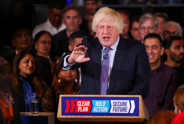 Cựu Thủ tướng Anh Boris Johnson. (Ảnh: Reuters)