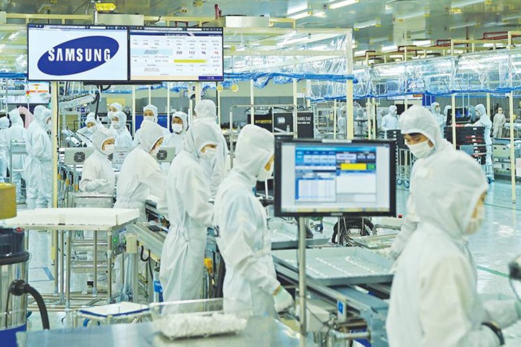 Samsung là một trong những hãng điện thoại lớn đặt nhà máy sản xuất tại Việt Nam.