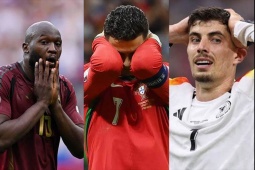 Ronaldo, Lukaku hay Havertz là chân sút “gỗ” nhất từ đầu EURO?