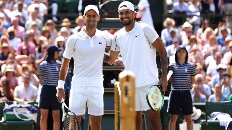 Kyrgios thường xuyên nói tốt về&nbsp;Djokovic trong vài năm qua