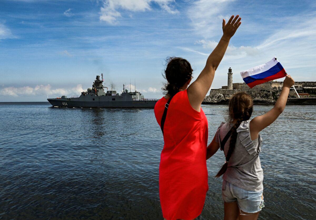 Tàu tên lửa Đô đốc Gorshkov rời cảng Havana ở Cuba vào ngày 17/6.