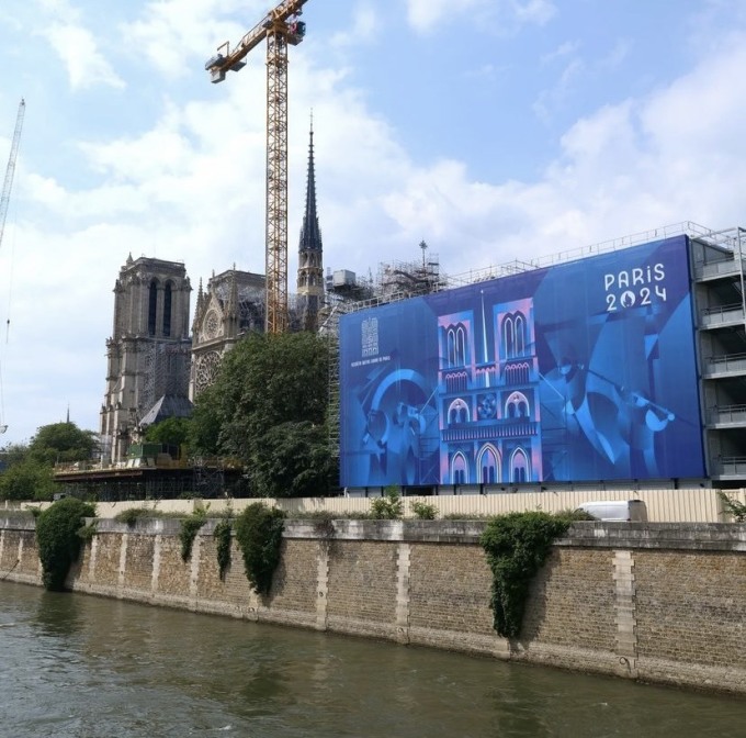 Nhà thờ Đức Bà Paris sắp hoàn tất trùng tu. Ảnh: Rebâtir Notre-Dame de Paris