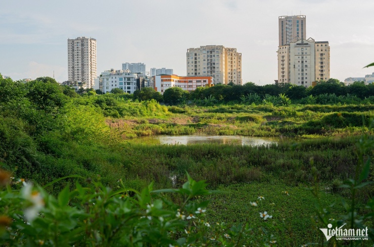 Phía bắc dự án là khu đất công cộng, trường học; phía tây và nam là khu đô thị Nam Trung Yên; phía đông là chung cư Home City, tòa nhà Viện Dầu khí Việt Nam.