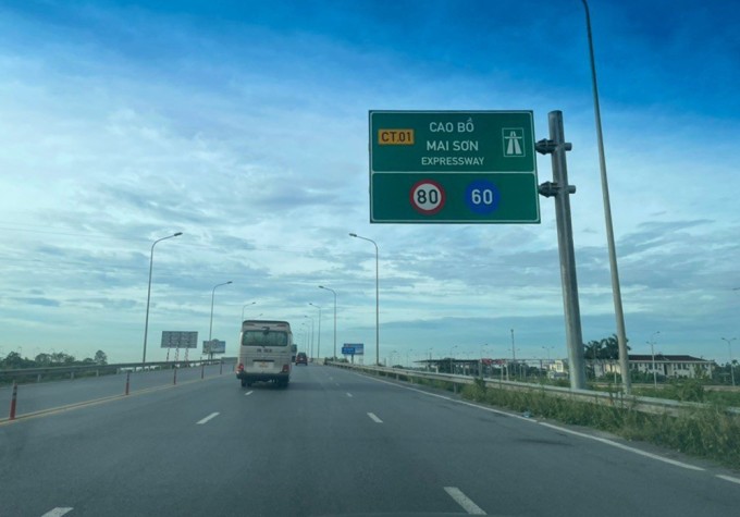 Cao tốc Cao Bồ - Mai Sơn trên tuyến CT01