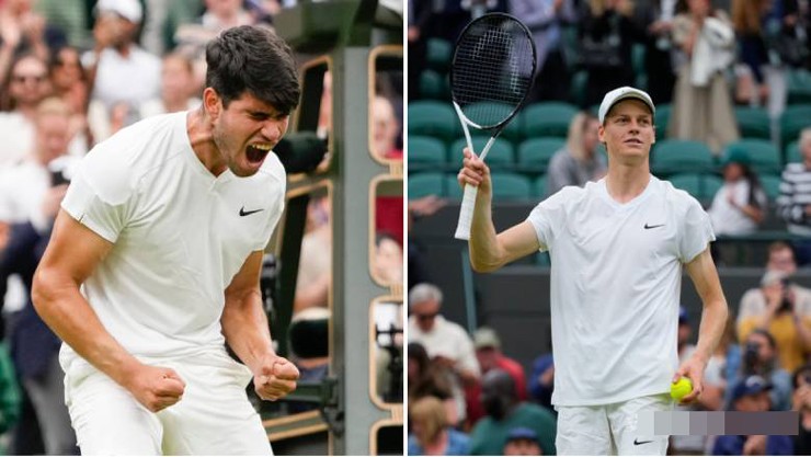 Alcaraz và Sinner dễ gặp nhau ở bán kết Wimbledon 2024