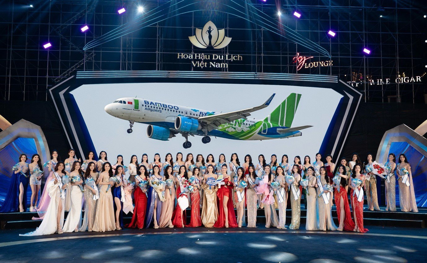 \Bamboo Airways đã và đang đồng hành cùng thí sinh Hoa hậu Du lịch Việt Nam 2024 trên hành trình chinh phục vương miện danh giá