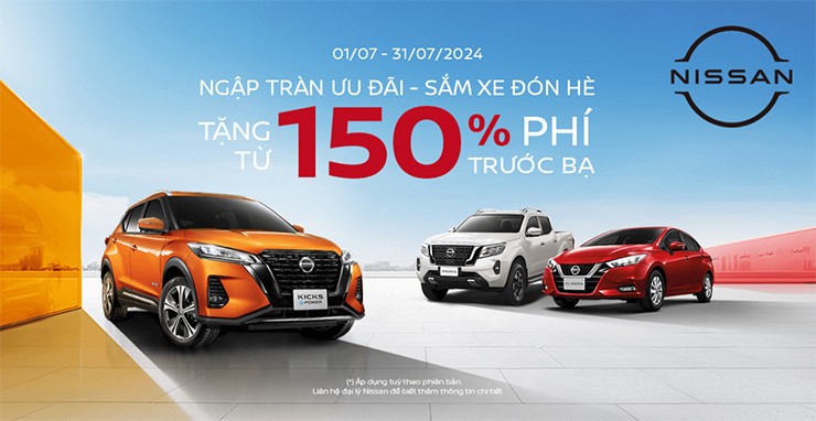 3 mẫu xe Nissan đang được ưu đãi 150% lệ phí trước bạ, giảm cao nhất 174 triệu đồng - 1