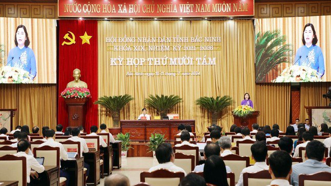 Kỳ họp thứ 18 HĐND tỉnh Bắc Ninh khóa XIX, nhiệm kỳ 2021-2026 diễn ra chiều 10/7.