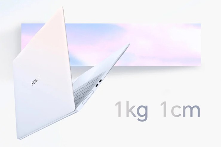 HONOR MagicBook Art 14 chỉ dày 1cm và nặng 1,03kg.