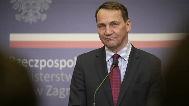 Ngoại trưởng Ba Lan Radosław Sikorski. (Ảnh: Getty Images)