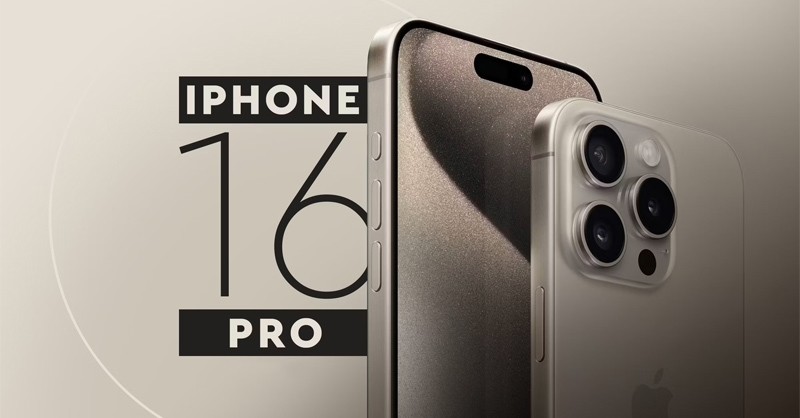 Ảnh concept iPhone 16 Pro.