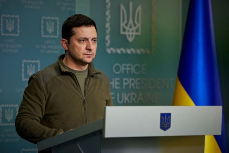 Tổng thống Ukraine Volodymyr Zelensky. Ảnh Getty. 