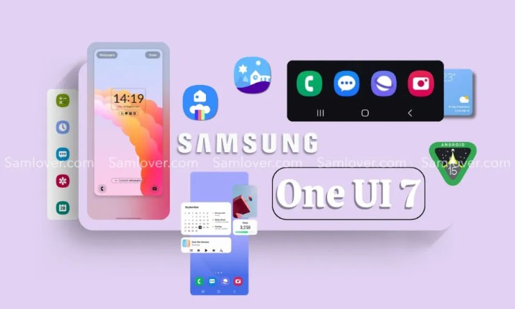 Các biểu tượng ứng dụng trên One UI 7 sẽ được thiết kế lại.