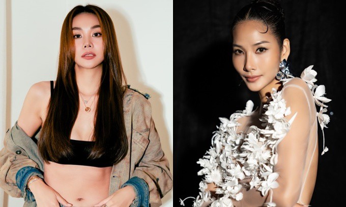 Hoàng Thùy gọi tên Thanh Hằng giữa ồn ào tố bị 'chèn ép' rời ghế nóng Miss Universe Vietnam 2024.