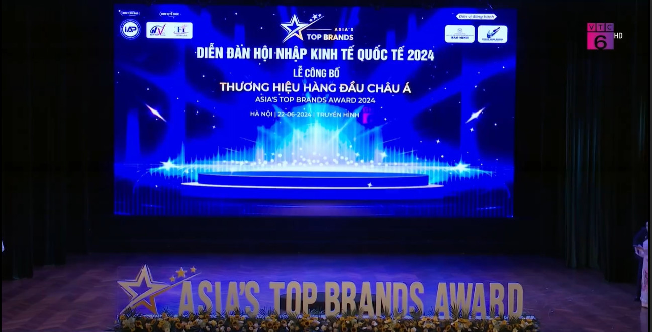 Weki IQ đã được vinh danh “Top 10 Thương hiệu hàng đầu châu Á 2024