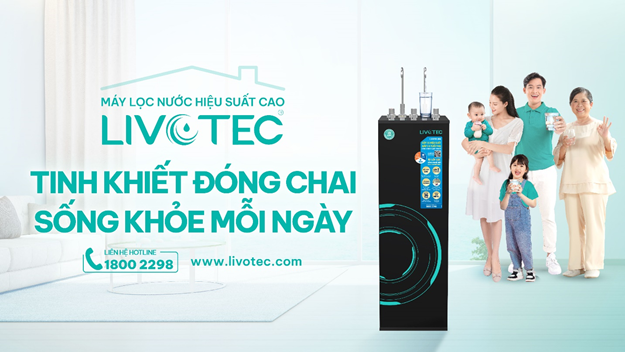 Livotec đem lại nguồn nước tinh khiết, giúp cả gia đình sống khỏe, vui tươi, hạnh phúc.