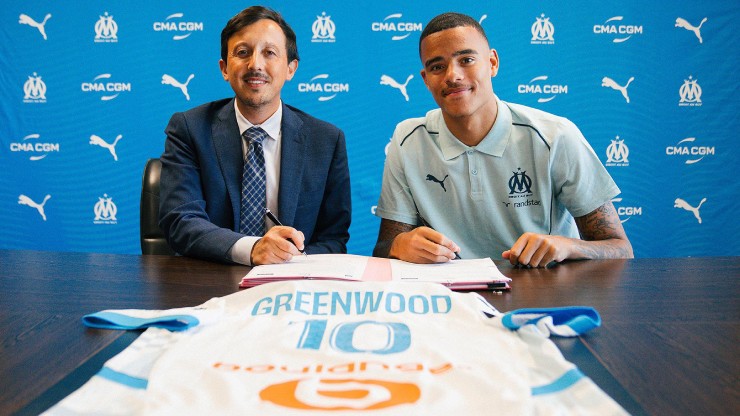 Greenwood sẽ đeo áo số 10 tại Marseille