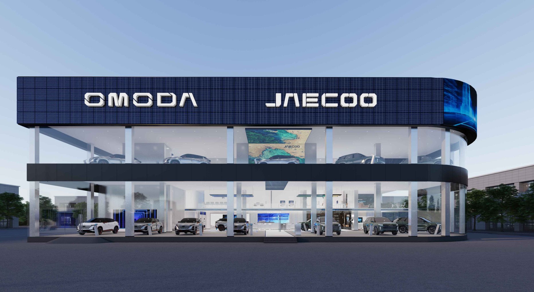 Showroom ô tô Omoda &amp; Jaecoo dự kiến