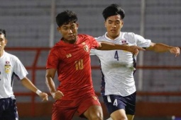 Video bóng đá U19 Myanmar - U19 Lào: Bàn gỡ bất ngờ, U19 Việt Nam hưởng lợi (U19 Đông Nam Á)