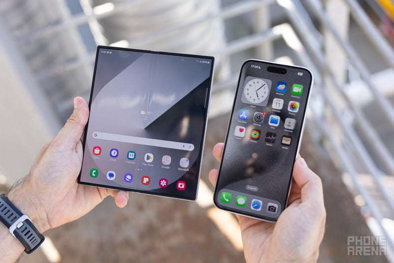 The Galaxy Z Fold 6's screen is huge.