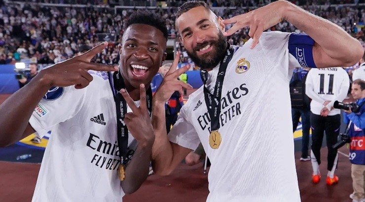 Benzema và&nbsp;Vinicius từng là cặp bài trùng ở Real Madrid