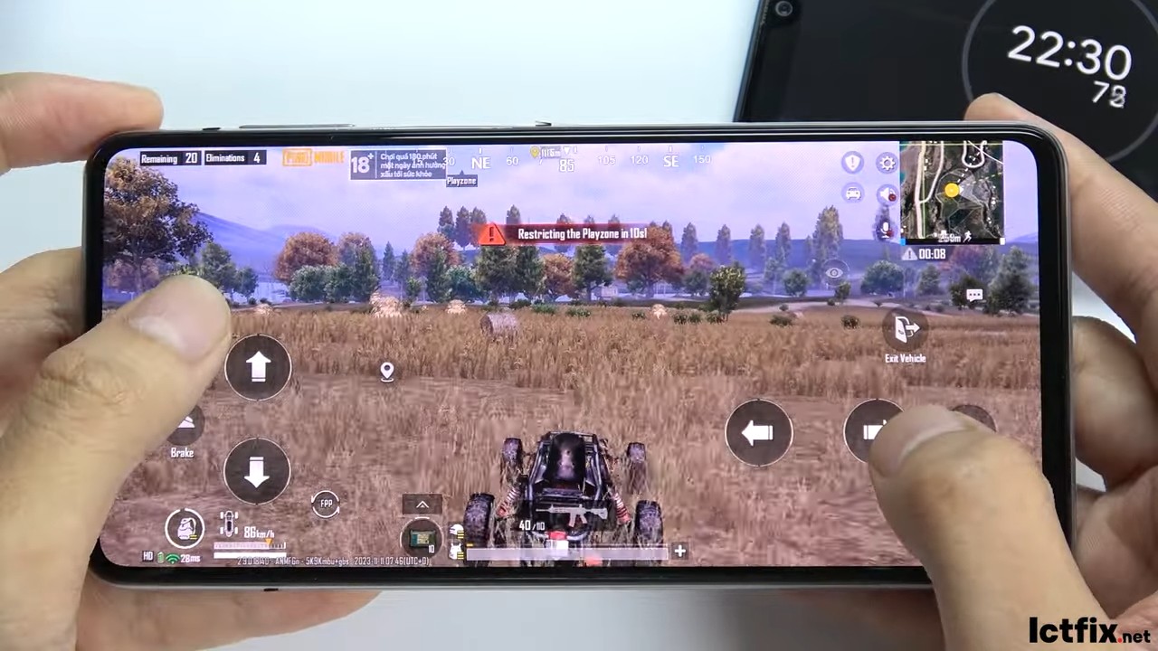 Galaxy M54 có khả năng chơi game cực tốt.