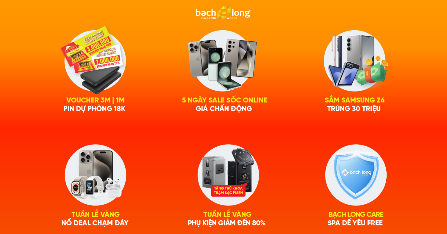 Bùng nổ ưu đãi ngày khai trương đại siêu thị Bạch Long Mobile Trần Hưng Đạo! - 2